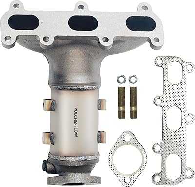 Left catalytic converter Pulcherflow compatible with Hyundai Santa Fe 2007 2008 2009 2.7 L High performance (compliant with EPA).. Experience DIAYTAR NIGERIA, where extensive product variety meets pocket-friendly prices and reliable delivery.