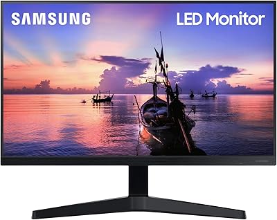 LED FHD IPS Samsung monitor, 24 inch, 75 Hz, AMD Freesync, Vesa T350, Black.. DIAYTAR NIGERIA: Bringing quality products to every Nigerian with affordable nationwide delivery.