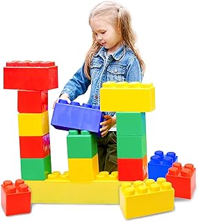 Giant blocks for toddlers, set of 24 large plastic construction blocks for children aged 4 to 8 years old, stackable bodies of the police for children.. Experience the future of online shopping with DIAYTAR NIGERIA's extensive product range and competitive pricing.