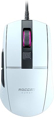 BURST CORE, white, EU packaging computer mouse.. No stress, just speed — DIAYTAR Nigeria ships in days.