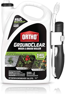 Ortho grindclear weeding and weedkiller ready to use - spray weedkiller for lawn, use in landscaping platforms, around vegetable gardens, on terraces and more, weedkiller with wide leaves, see the results in 15 minutes, 1 gal.. DIAYTAR NIGERIA: Where shopping meets satisfaction with affordable prices and prompt delivery services.