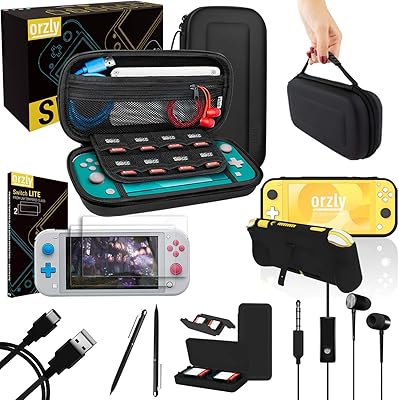 Orzly Switch accessory kit Lite case for Nintendo and Protector.. Explore fashion, tech, home goods, and more on DIAYTAR Nigeria — always affordable, always fast.