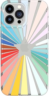 Tech Protective shell 21 EVO Art Rainbow Sunburst for iPhone.. DIAYTAR NIGERIA brings quality products to every corner of Nigeria at prices everyone can afford.