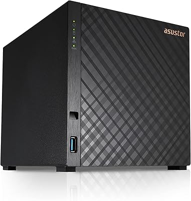 ASUSTOR DRIVESTOR 4 AS1104T - Nas 4 Baies, Quad Core 1.4 GHz, Emplacement Unique 2.5 GBE, 1 Go de Ram DDR4, NAS, Cloud Privé (Disque).. Shop local, shop fast — DIAYTAR Nigeria delivers across the country.