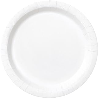 Unique round plate 20 rooms, 7 inch size, shiny white.. DIAYTAR NIGERIA redefines convenience with our vast product selection and swift nationwide delivery.