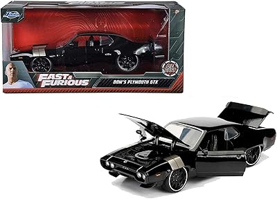 Car Jada Fast & Furious 8 Plymouth GTX 8 in Pressure Metal (scale 1:24).. From fashion to electronics, DIAYTAR Nigeria brings it all to your doorstep — fast, easy, and affordable.