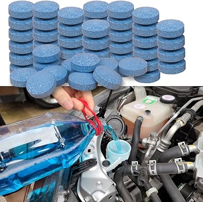 Concentrated cleansing tablets to clean the car's windshield, composed of 100 parts, solid effervescent tablets with a new formula to remove glass stains and clear vision... DIAYTAR NIGERIA makes online shopping accessible to all with budget-friendly prices and reliable delivery.