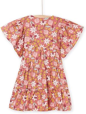 Floral dress with puffy sleeves for girls from the barl.. Need it fast? DIAYTAR Nigeria ships in just 5 to 8 days nationwide.
