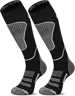Merino wool ski socks, cold weather socks for skiing, snow, winter, hot thermal socks for fishing, black.. Experience retail therapy without the financial stress at DIAYTAR NIGERIA's affordable e-commerce platform.