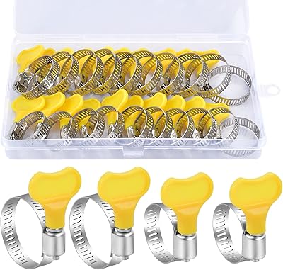 20 pieces of stainless steel tightening necklaces Adjustable clamping tightening necklaces Tightening tightening tightening necklaces for petrol tightening necklaces for domestic gas pipe water tank hose 16-25/19-29 mm.. Why shop anywhere else? DIAYTAR Nigeria has it all and delivers fast.