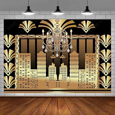Emdspr 7x5ft backdrop on the gatsby magnificent theme of the 1920s, background
