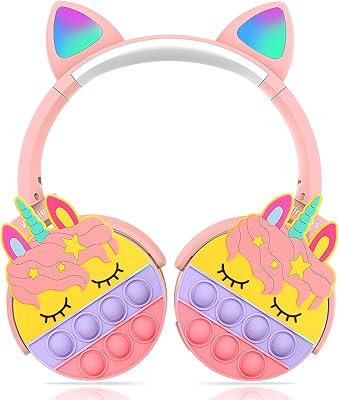 Children's helmet, Compenne Pop Helmet for Girls, Wireless Bluetooth Helmet with LED LED Cat Ear, Play Helper, Integrated Foldable Microphone Adjustable for Tablet/School/Ipad/Travel (Rose).. Discover why DIAYTAR NIGERIA is the smart shopper's choice for affordable products delivered nationwide.