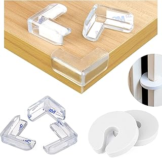 Dodo Babies Corner Protections, Set of 24 Children's Table Coin Protections - Transparent furniture bumpers to protect children's corners - Strong glue - includes 2 safety caps.. Discover shopping made effortless with DIAYTAR NIGERIA's comprehensive platform and quick shipping.