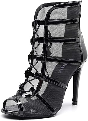 Latin dance shoes goettin for women with high heel straps 10 cm 4 "suede dance shoes.. DIAYTAR NIGERIA makes luxury accessible with our affordable prices and dependable delivery service.