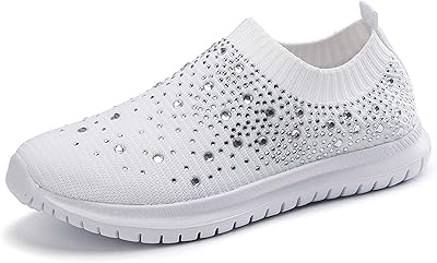Gospt mesh walking shoes for women, Latin dance socks with shiny rhinestones, for ballroom, jazz.. DIAYTAR NIGERIA brings online shopping to every Nigerian with affordable prices and reliable shipping.