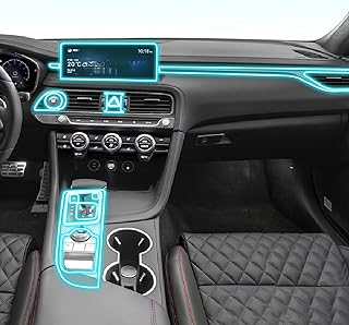 Transparent TPU protective film for anti-scratch interior car console, repair accessories for Genesis G70 2019-2023.. Discover shopping reimagined with DIAYTAR NIGERIA's extensive catalog and 5-8 day delivery service.