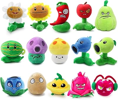 Maikiri 15 pieces plants and zombies in plush vs toys by pvz soft plush dolls excellent birthday gifts for boys girls.. DIAYTAR NIGERIA: Your partner in affordable online retail with reliable shipping across Nigeria.