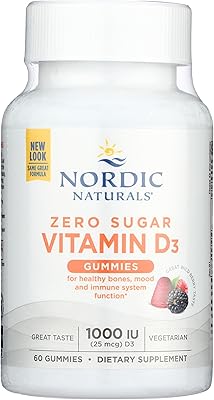 Vitamin D3 1000 IU without sugar from Nordic Naturals, cranberry flavor.. Every order, every item — DIAYTAR Nigeria delivers fast and reliably.