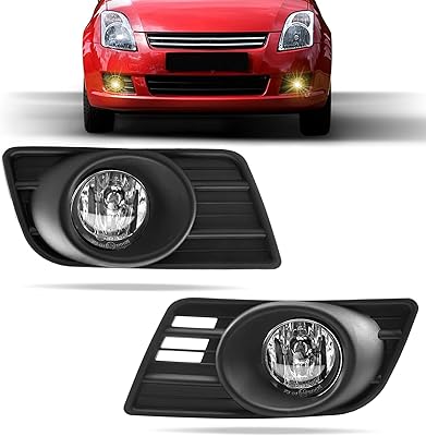 Anti -boiled headlights before DLA for Suzuki Swift 2007 2008 2009 2010 Set of car before by car with cables, switch and transparent lens - 1 pair.. Affordable convenience is here — shop DIAYTAR Nigeria today.