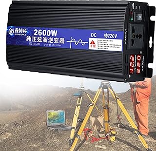 Pure Sinusoidal Pure 2600 W Sinusoidal Wave inverter, 12 V CC converter at 220 V CA, 1-CA sockets, car inverter and LED display, Double cooling fan, tourism, campsite, medical emergency, emergency, 60 v-5 000 w.. Why waste time in traffic when you can shop online at DIAYTAR Nigeria? Enjoy convenience, unbeatable prices, and prompt delivery anywhere in Nigeria.