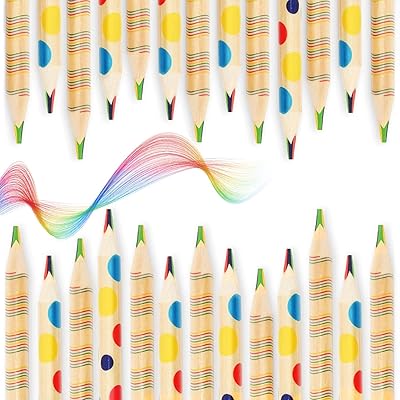 Siosi rainbow pencil pencils, 4 in 1 colored pencils to draw and draw (30 pieces).. Enjoy low prices, wide selections, and reliable delivery with DIAYTAR Nigeria.