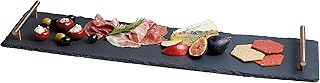 Kitchen slate service plate with handles, size 60 cm x 15 cm, black, 60 x 15 x 3.5 cm of kitchencraft.. Your complete shopping solution, DIAYTAR NIGERIA offers extensive choice with competitive prices and delivery.