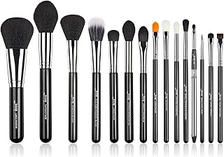 Set of 15 professional makeup brushes Jessup by beure cosmetics, brushes for foundation, powder, eye shadow, eyeliner, lip brushes (black/silver) T092.. Unlock endless possibilities with DIAYTAR NIGERIA's affordable marketplace and reliable delivery service.