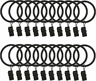 Rings of curtains with clips 20 large robust rings to hang curtains.. DIAYTAR NIGERIA delivers more than expected with our extensive catalog and 5-8 day delivery service.