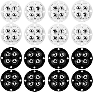 16 Parts Auto-Adhesive Wheels, Adhesive steel adhesive wheels with 360 degrees rotation, mini universal wheels for lower storage tank (4 pearls).. DIAYTAR NIGERIA makes every purchase count with our affordable prices and reliable 5-8 day shipping.
