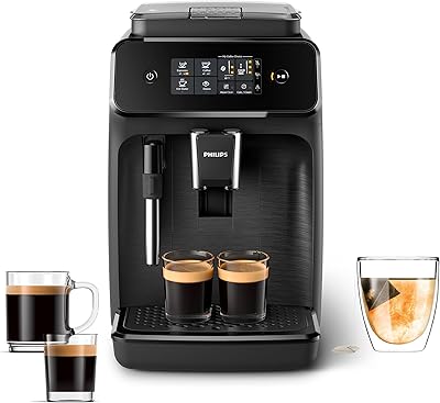 Fully automatic Expresso Machine Philips 1200 Series with milk foam (EP1220/04).. Shop from thousands of products at DIAYTAR NIGERIA and enjoy budget-friendly nationwide delivery.