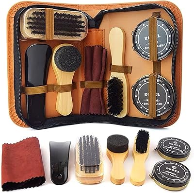 Set of 7 Travel shoe polish brushes Maintenance tool shoes ergonomic design for use.. Everything you want, delivered fast — DIAYTAR Nigeria does it better.