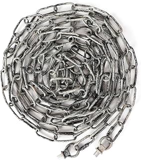 19 -foot FOGAD chandelier, gray lighting chain to suspend a robust extension chain with connection closings, load capacity of 65 pounds.. Make every purchase count with DIAYTAR Nigeria — shop smart, shop fast.
