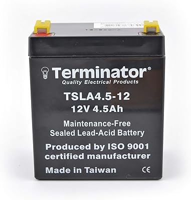Terminator TSLA sealing battery 4.5-12.12V-4.5Ah.. DIAYTAR NIGERIA: Your gateway to affordable online retail with reliable delivery within the week.