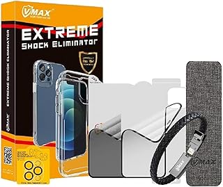 Extreme shock absorber V max for iPhone 13 pro max with clip and transparent rear shell, magnetic rear handle for mobile, camera lens protection, leather strap for mobile loading.. DIAYTAR NIGERIA: Connecting Nigerians with affordable products through our expansive e-commerce platform.