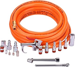 Wynn Sky Kit of PVC air compressor hose 3/8 "x 25 'with 17 pneumatic tools and air compressor accessories.. Shop millions of products across categories on DIAYTAR Nigeria — delivered right to your door.