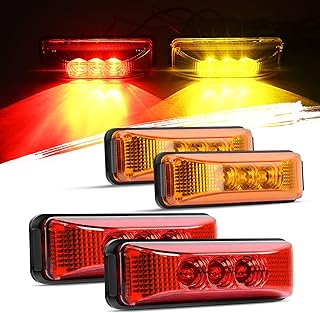 TL-33 LED light 4-piece 3.9 inch 3 LEDs front and rear truck trailer LED indicator of waterproof side assembly mounting on the surface sealed surface.. Experience the ease of modern shopping with DIAYTAR NIGERIA's comprehensive platform and quick delivery.
