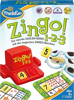 Think Fun 76352 - Zingo® 1-2-3 - The Bingo with quick figures from 4 years old.. Experience the power of choice with DIAYTAR NIGERIA's vast catalog and affordable 5-8 day delivery.