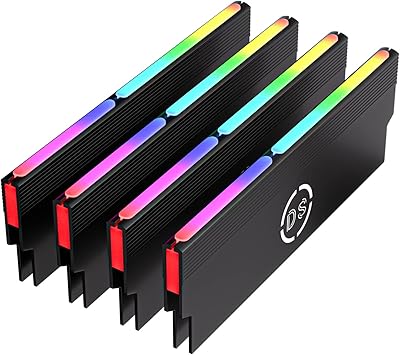 Temperature cooling valve DS in aluminum alloy, ARGB effect memory cooling lamp for PC memory cooling vest (4, 2nd generation package, M series).. Say hello to Nigeria’s fastest-growing e-commerce site — DIAYTAR Nigeria.