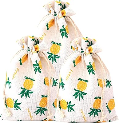 Cadded bags with pineapple -shaped clamping, suitable for a wedding party, a prenuptial party, a birthday party, a Hawaiian party, a tropical party on the summer beach.. DIAYTAR NIGERIA delivers on our promise of extensive selection and budget-friendly nationwide shipping.