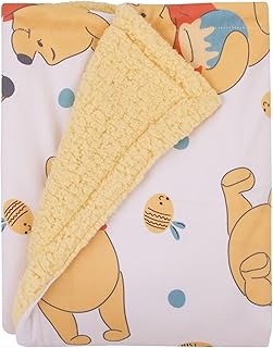 Super sweet Sherpa baby cover Disney Winnie the orange and white yellow pooh.. Discover the convenience of DIAYTAR NIGERIA's vast e-commerce platform with delivery in just 5-8 days.