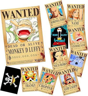 Posters d'anime one piece wanted bounty lot de 7 nouvelle version.. Find quality and variety without breaking the bank — only on DIAYTAR Nigeria.