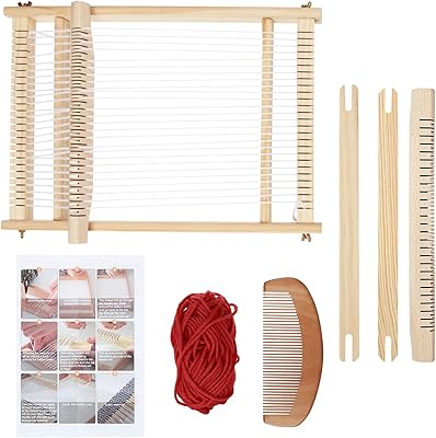 Kit of loom J Matry for adult beginners, 40 x 30 cm, Weaving job with weaving frame, large multi-craft wooden frame, Kit woven by hand.. Shop with purpose at DIAYTAR NIGERIA and receive products at unbeatable prices within the week.