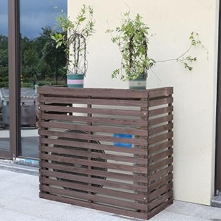 Wooden air conditioner cover Outdoor unit railing of solid wood air conditioning, flower support, wooden air conditioner cover, wooden exterior air conditioner frame.. DIAYTAR NIGERIA: Bringing quality products to every Nigerian home at prices everyone can afford.