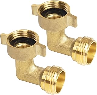 90 -degree hose elbow - 3/4 "NH threading, Garden sewn connector, perfect for motorhome, washing machine and faucet - 2 package.. DIAYTAR Nigeria offers great deals, a huge product variety, and delivery in under a week.