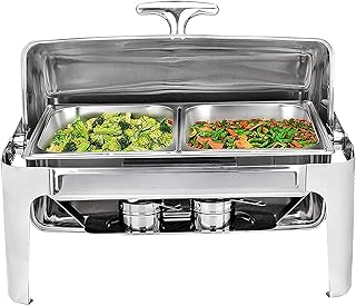 Set of 9 L cuddly plates - stainless steel stove with 1/2 insert, food tray, water tank and fuel supports, keeps food warm at all events.. Your comprehensive marketplace awaits at DIAYTAR NIGERIA with affordable prices and reliable delivery times.