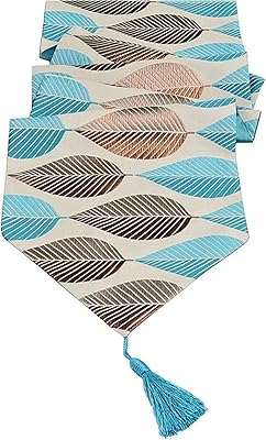 Additional cotton cotton table with Jacquard badges without needing to buy an industrial dressing table, color: 01, size: 32x160 cm).. DIAYTAR NIGERIA revolutionizes e-commerce with our affordable prices and dependable delivery timeframes.