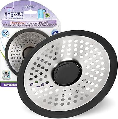 Showershroom Ultra Revolutionary Shower Haircut - Stainless steel shower channeling cover, hairbug of human hair and animals, hair trap for shower pipe.. Easy checkout, quick delivery — shop now on DIAYTAR Nigeria.