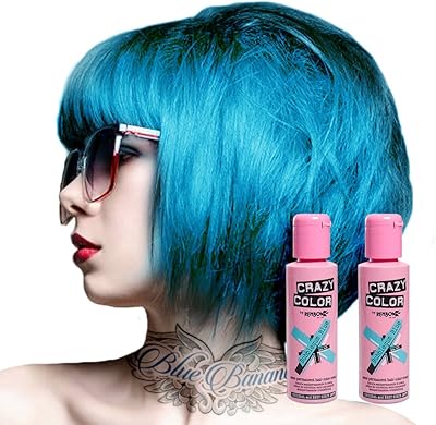 Semi-permanent blue hair dye X2 Crazy color of Bubble Gum.. DIAYTAR NIGERIA delivers more than purchases - we deliver affordable shopping solutions within the week.