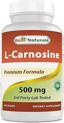 Best Naturals Capsules de L-Carnosine 500 mg 100 capsules.. DIAYTAR Nigeria: Where affordability meets speed and quality.