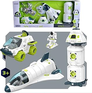 B&K Rocket spacecraft set, set of outdoor spaceship play set with 3 astronauts and space exploration (4 in 1 game set) (full set of spaceships).. DIAYTAR NIGERIA transforms how Nigerians shop with our affordable prices and dependable shipping times.